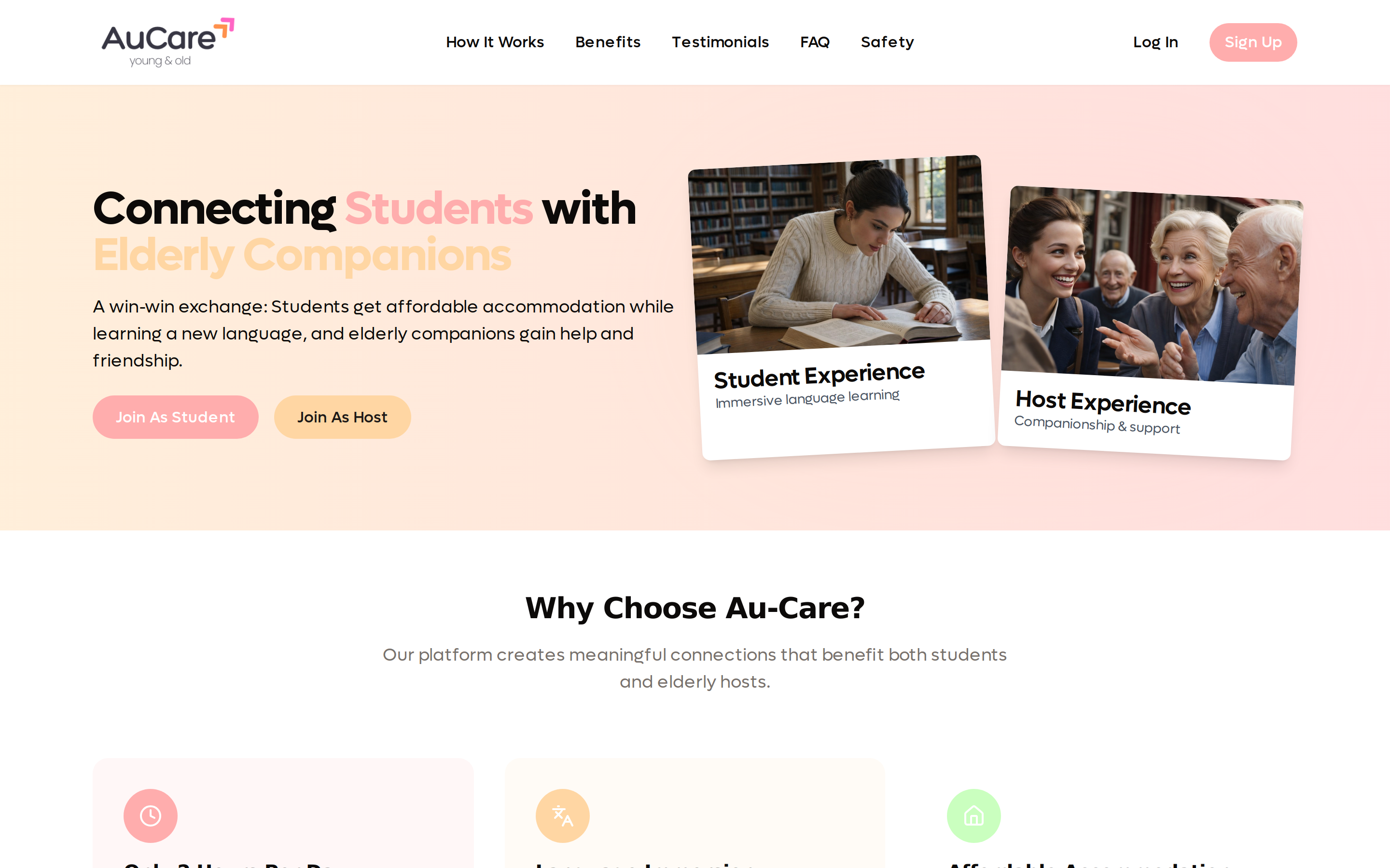AuCare — Au Pair & Host Family Matching built by Peerless